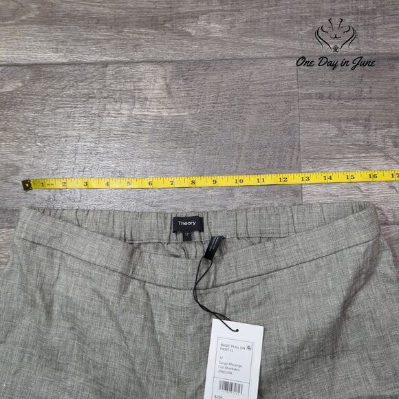Theory Linen Pants Size 12 - Picture 3 of 6